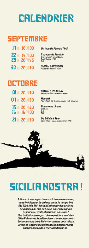 Calendrier de programme théâtre