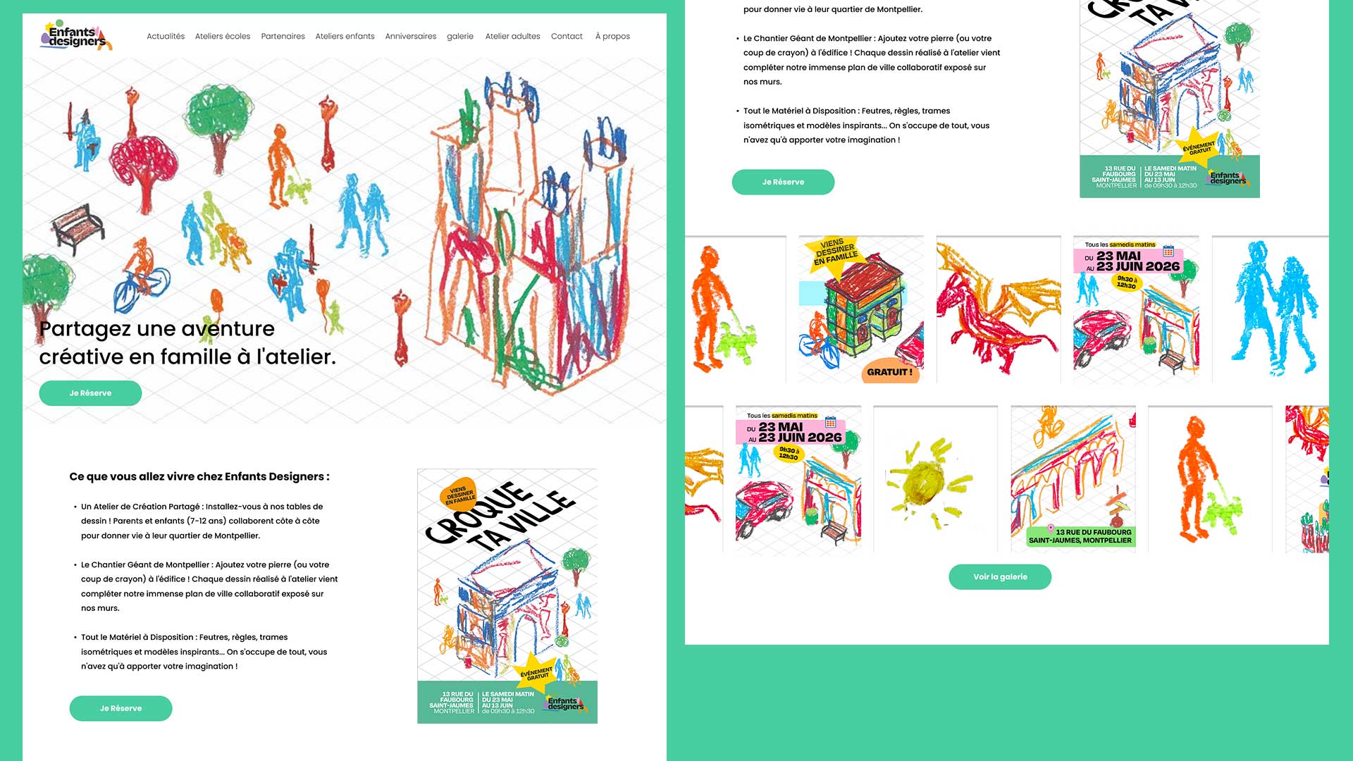 Site web pour croque ta ville